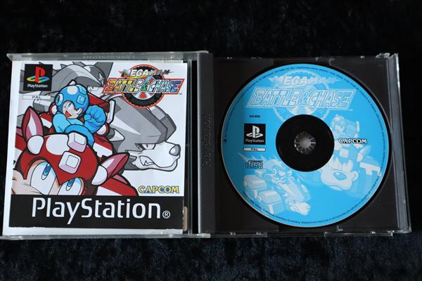 Grote foto megaman battle chase playstation 1 ps1 spelcomputers games overige playstation games