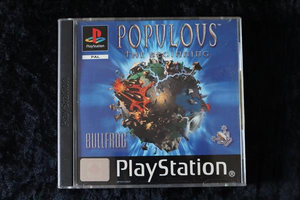 Grote foto populous the beginning playstation 1 ps1 no manual spelcomputers games overige playstation games