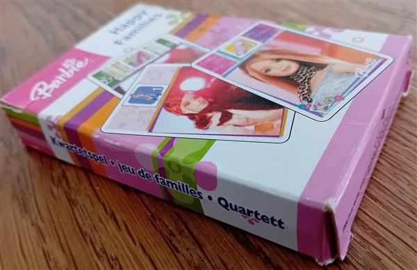 Grote foto barbie happy families verzamelen speelkaarten jokers en kwartetten