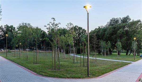 Grote foto rosa mira 36w led lantaarnpaal armatuur voor park en openbare ruimtes zakelijke goederen overige zakelijke goederen