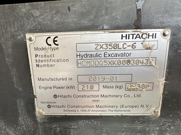 Grote foto hitachi zx350 lc 6 doe het zelf en verbouw kranen en graafmachines