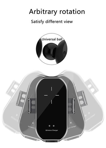 Grote foto drphone a01 auto oplader draadloos smart sensor stabiel anti slip automatisch openen en telecommunicatie opladers en autoladers