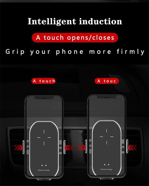 Grote foto drphone a01 auto oplader draadloos smart sensor stabiel anti slip automatisch openen en telecommunicatie opladers en autoladers