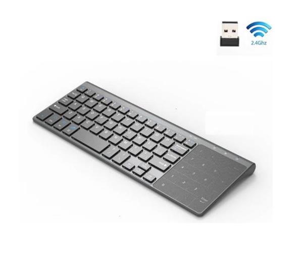 Grote foto elementkey v08 wireless 2.4ghz usb toetsenbord digitale touchpad keyboard muis multimedia computers en software overige computers en software