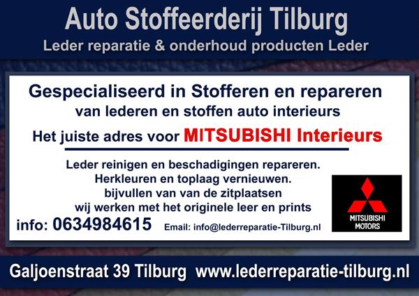 Grote foto mitsubishi leder reparatie en stoffeerderij auto diversen overige accessoires