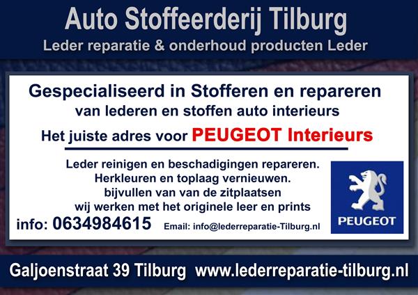 Grote foto peugeot leder reparatie en stoffeerderij tilburg auto diversen overige accessoires