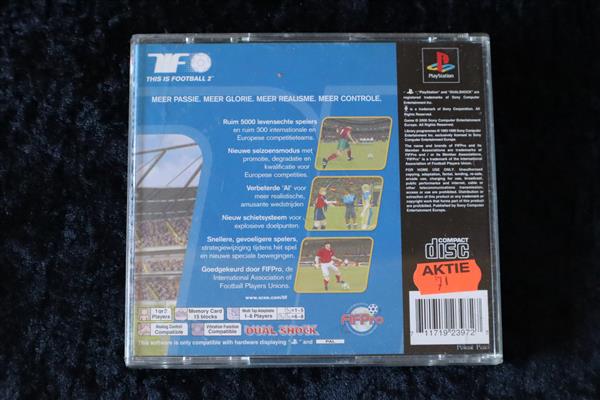 Grote foto this is football 2 playstation 1 ps1 no manual spelcomputers games overige playstation games