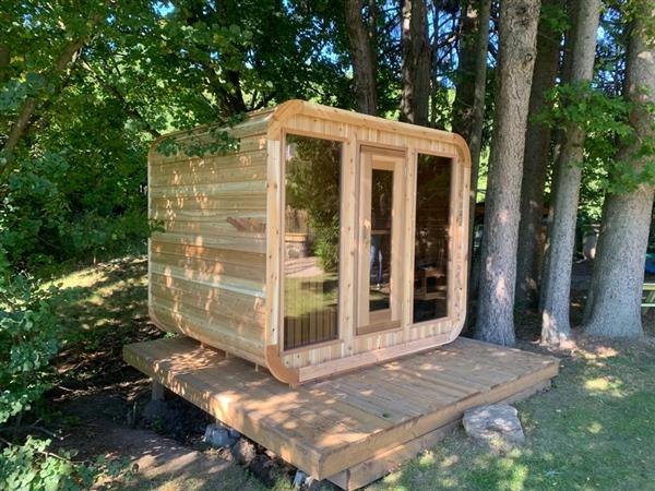 Grote foto luna sauna knotty red cedar tuin en terras overige tuin en terras