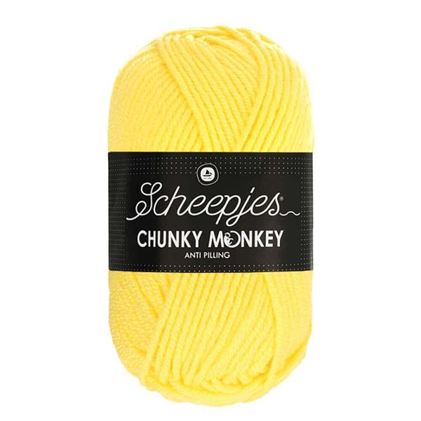 Grote foto scheepjes chunky monkey 100 gram 1263 lemon verzamelen overige verzamelingen