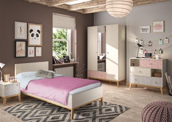 Grote foto alika tienerkamer gebleekt kastanje gami antiek en kunst stoelen en banken