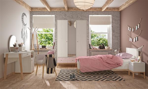 Grote foto alika tienerkamer gebleekt kastanje gami antiek en kunst stoelen en banken