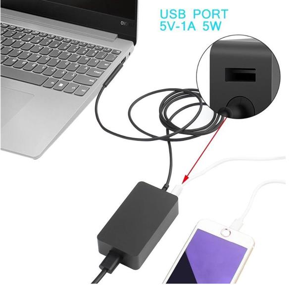 Grote foto drphone pwr1 surface pro book surface go surface laptop 15v 2.58a 44w charge ac adapter op telecommunicatie opladers en autoladers