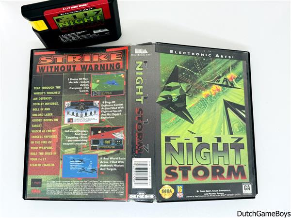 Grote foto sega genesis f 117 night storm spelcomputers games overige merken