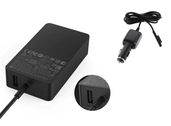 Grote foto drphone pwr1 surface pro book surface go surface laptop 15v 2.58a 44w charge ac adapter op telecommunicatie opladers en autoladers