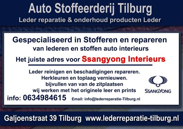 Grote foto ssangyong leder reparatie en stoffeerderij tilburg auto diversen overige accessoires