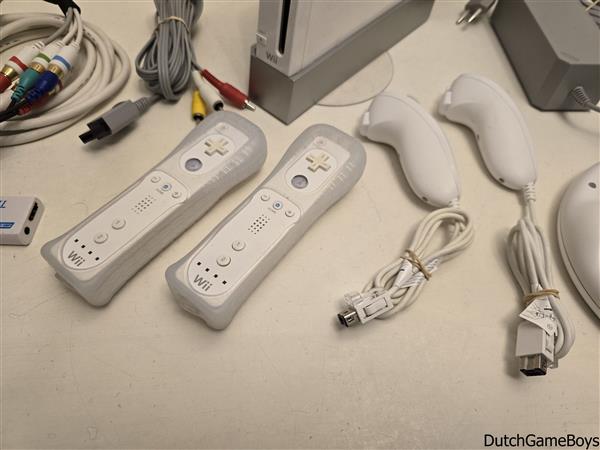 Grote foto nintendo wii white console 2 controllers hdmi spelcomputers games overige merken