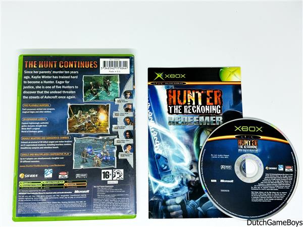Grote foto xbox classic hunter the reckoning redeemer spelcomputers games overige xbox games