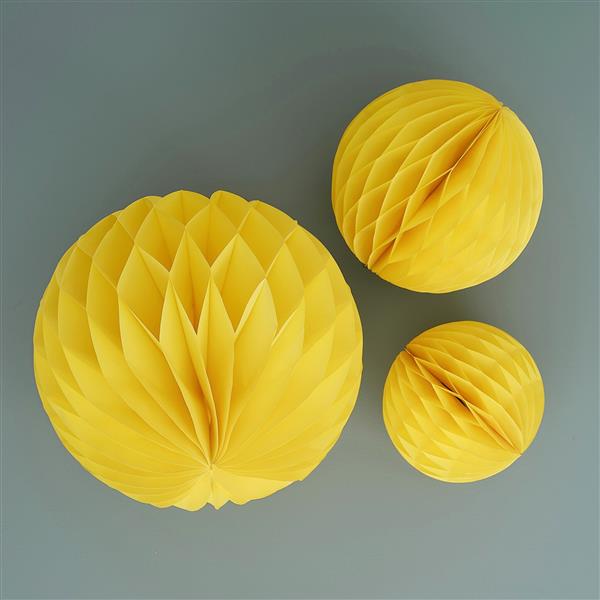 Grote foto gele honeycomb 3st verzamelen overige verzamelingen