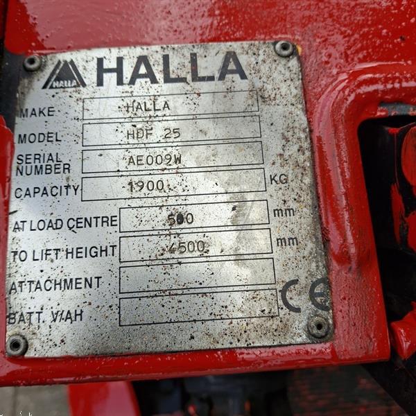 Grote foto halla hdf 25 diesel heftruck duplo 4 5 m agrarisch heftrucks