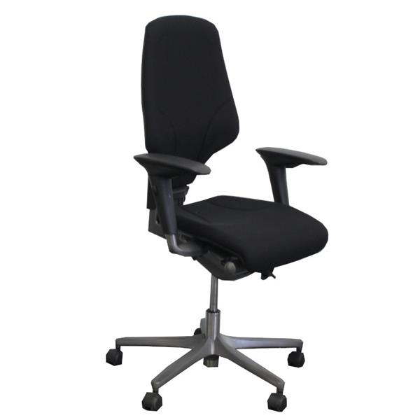 Grote foto 64 bureaustoel zwart antraciet 3d arm nieuwe stof hoge rug huis en inrichting stoelen