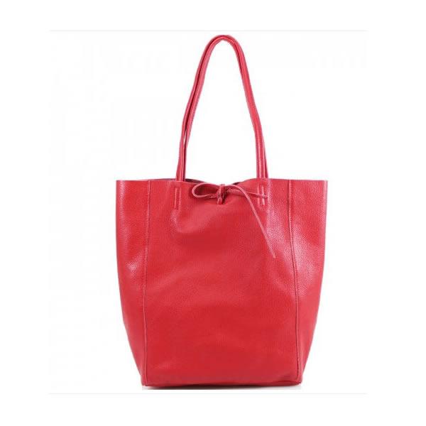 Grote foto rode vera pelle leren shopper sieraden tassen en uiterlijk schoudertassen