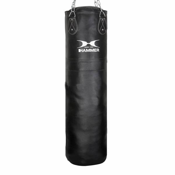Grote foto hammer boxing bokszak premium leder 150x35 cm sport en fitness vechtsporten en zelfverdediging