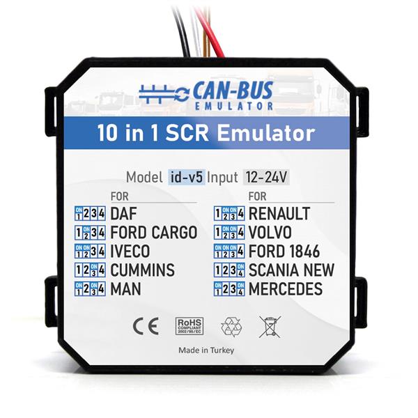 Grote foto universele 10in1 adblue scr emulator euro 5 vrachtwagen auto onderdelen auto gereedschap