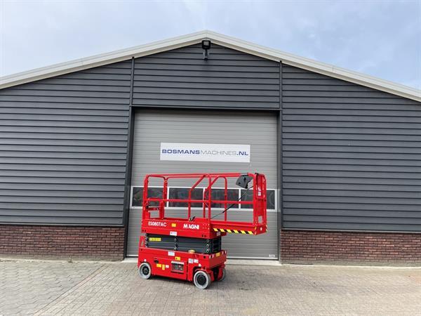 Grote foto magni es0807 ac schaarhoogwerker nieuw 165 lease doe het zelf en verbouw hoogwerkers