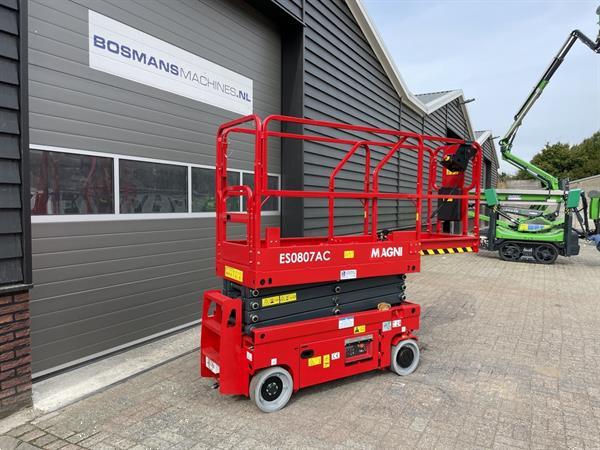 Grote foto magni es0807 ac schaarhoogwerker nieuw 165 lease doe het zelf en verbouw hoogwerkers
