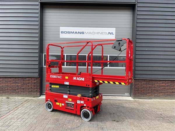 Grote foto magni es0807 ac schaarhoogwerker nieuw 165 lease doe het zelf en verbouw hoogwerkers