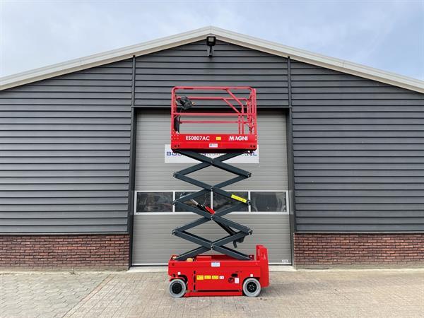 Grote foto magni es0807 ac schaarhoogwerker nieuw 165 lease doe het zelf en verbouw hoogwerkers