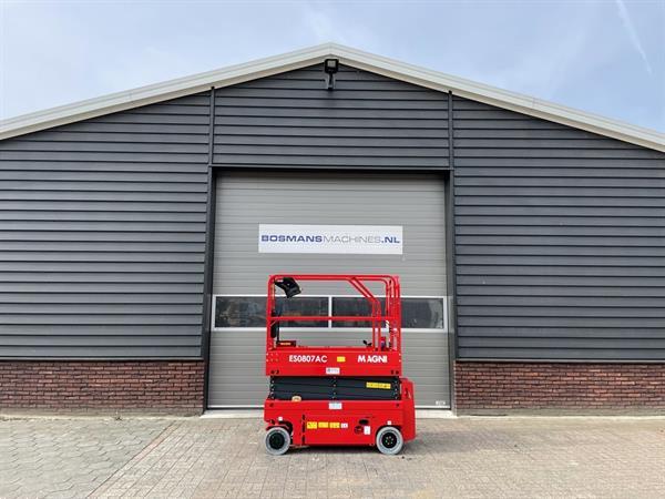 Grote foto magni es0807 ac schaarhoogwerker nieuw 165 lease doe het zelf en verbouw hoogwerkers