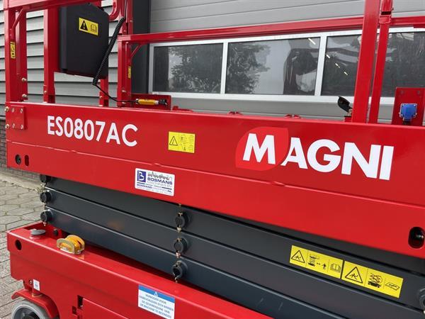 Grote foto magni es0807 ac schaarhoogwerker nieuw 165 lease doe het zelf en verbouw hoogwerkers