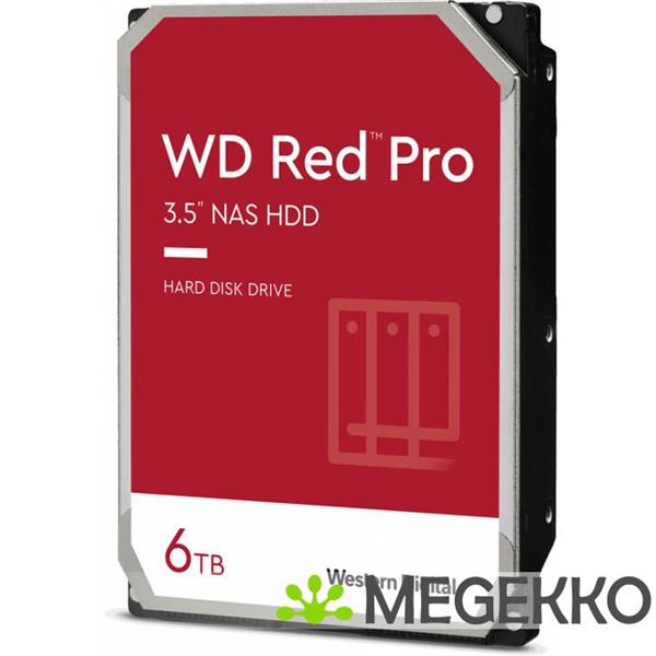 Grote foto wd hdd 3.5 6tb s ata3 256mb wd6003ffbx red pro computers en software overige computers en software