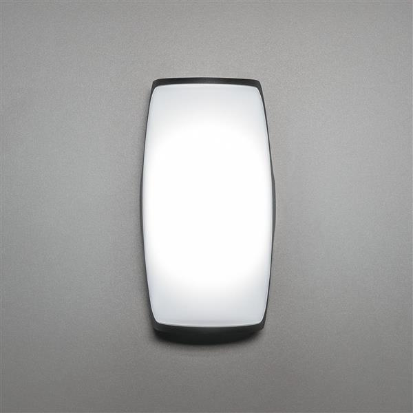 Grote foto moderne buitenwandlamp zwart incl. led garleds acreas huis en inrichting overige