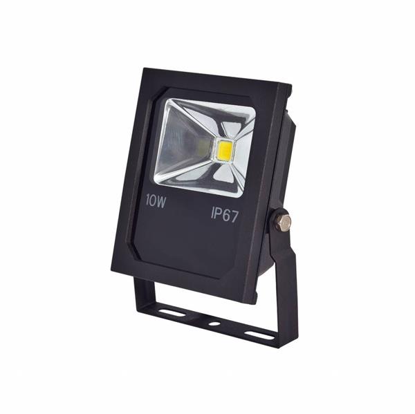 Grote foto led bouwlamp 10 watt 3000k warm wit ip67 crius tuin en terras verlichting