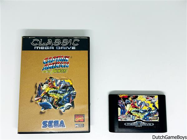 Grote foto sega megadrive captain america and the avengers classic spelcomputers games overige games