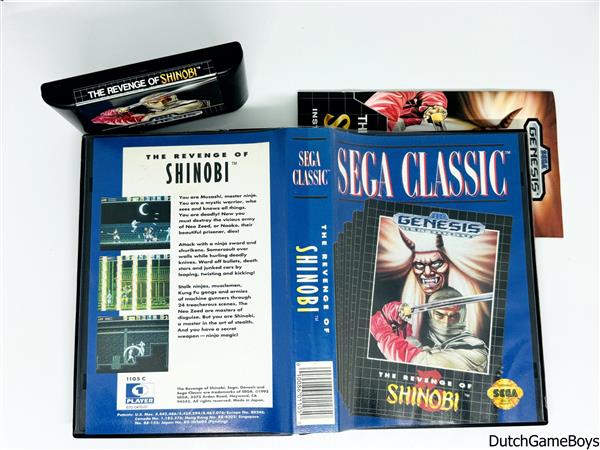 Grote foto sega genesis the revenge of shinobi spelcomputers games overige merken