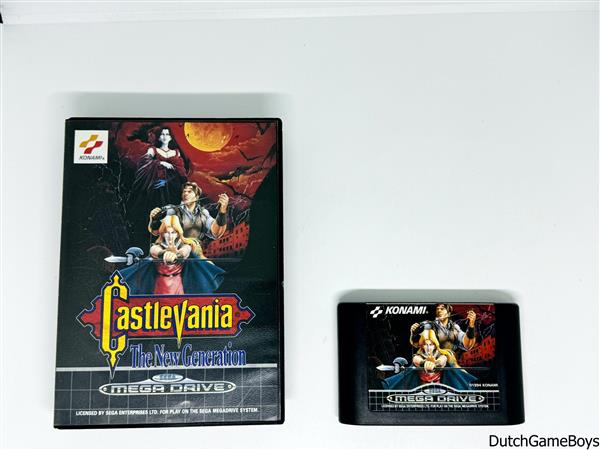 Grote foto sega mega drive castlevania the new generation original spelcomputers games overige games