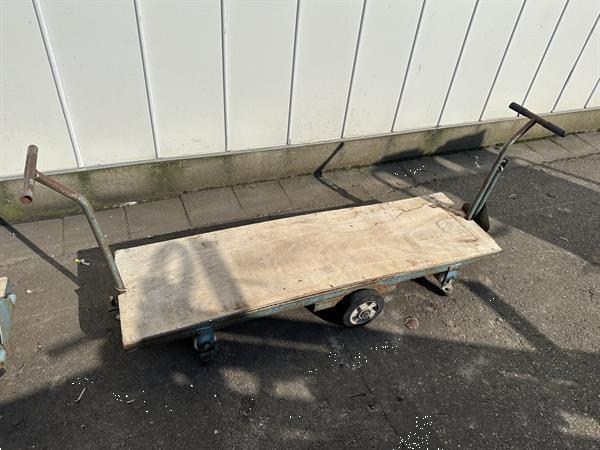 Grote foto berg 160 cm buisrailwagen 42 5 cm spoor agrarisch tuinbouw