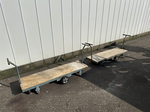 Grote foto berg 160 cm buisrailwagen 42 5 cm spoor agrarisch tuinbouw