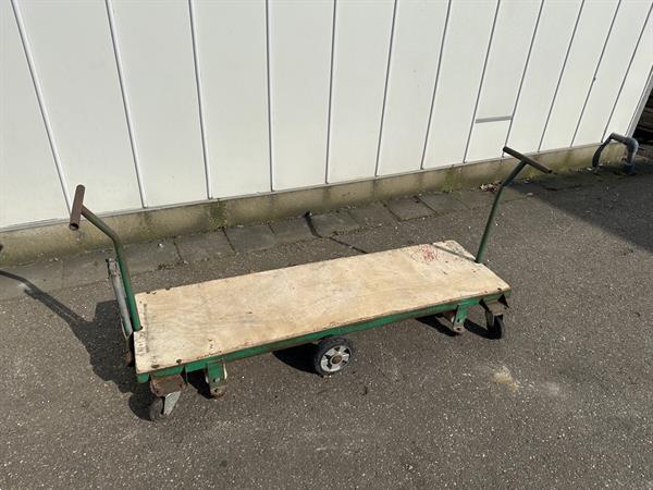 Grote foto berg 160 cm buisrailwagen 42 5 cm spoor agrarisch tuinbouw