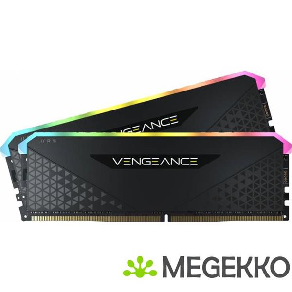 Grote foto corsair ddr4 vengeance rgb rs 2x8gb 3200 computers en software overige computers en software