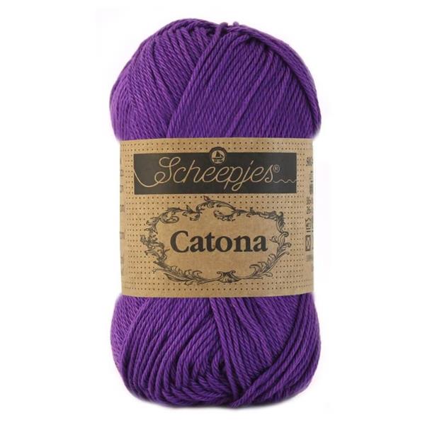 Grote foto scheepjes catona 50 gram 521 deep violet verzamelen overige verzamelingen