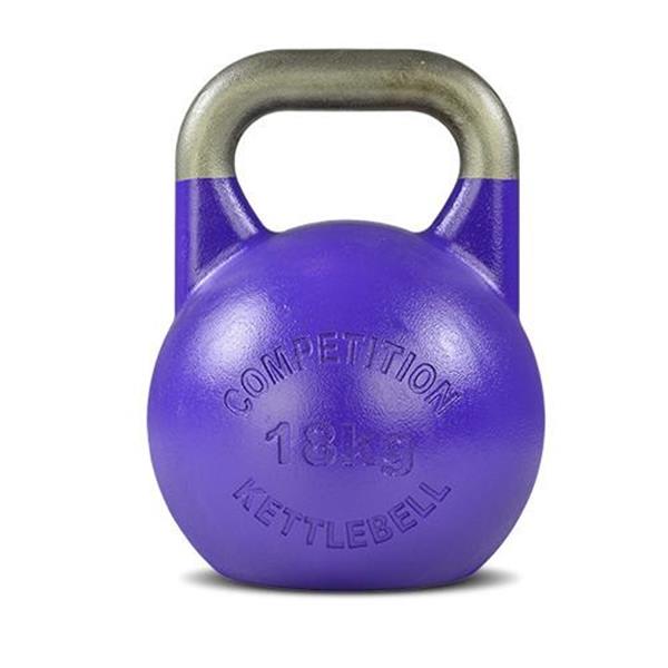 Grote foto body solid competition kettlebells kbco 8 48 kg 44 kg zilver sport en fitness fitness