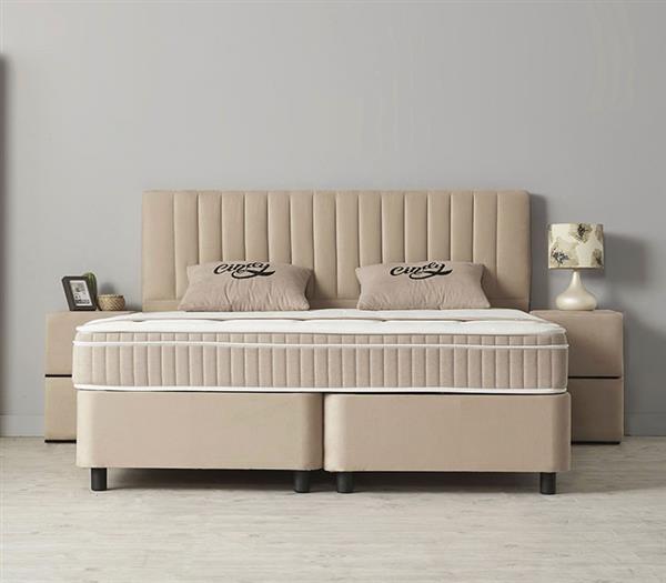 Grote foto cindy 2 persoons opbergbed beige beds supply huis en inrichting bedden