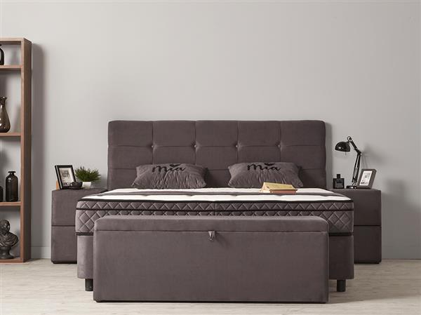 Grote foto mia 2 persoons opbergbed grijs beds supply huis en inrichting bedden