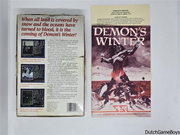 Grote foto atari st 3.5 disk demon winter spelcomputers games overige games