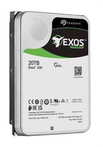 Grote foto seagate exos x20 20tb computers en software geheugens