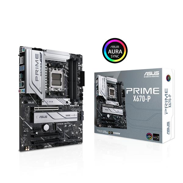 Grote foto asus prime x670 p amd am5 computers en software geheugens